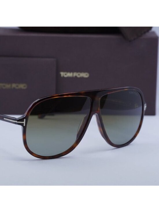 Tom Ford Spencer-02 FT0998 56P Aviator Sunglasses - Havana/Brown
